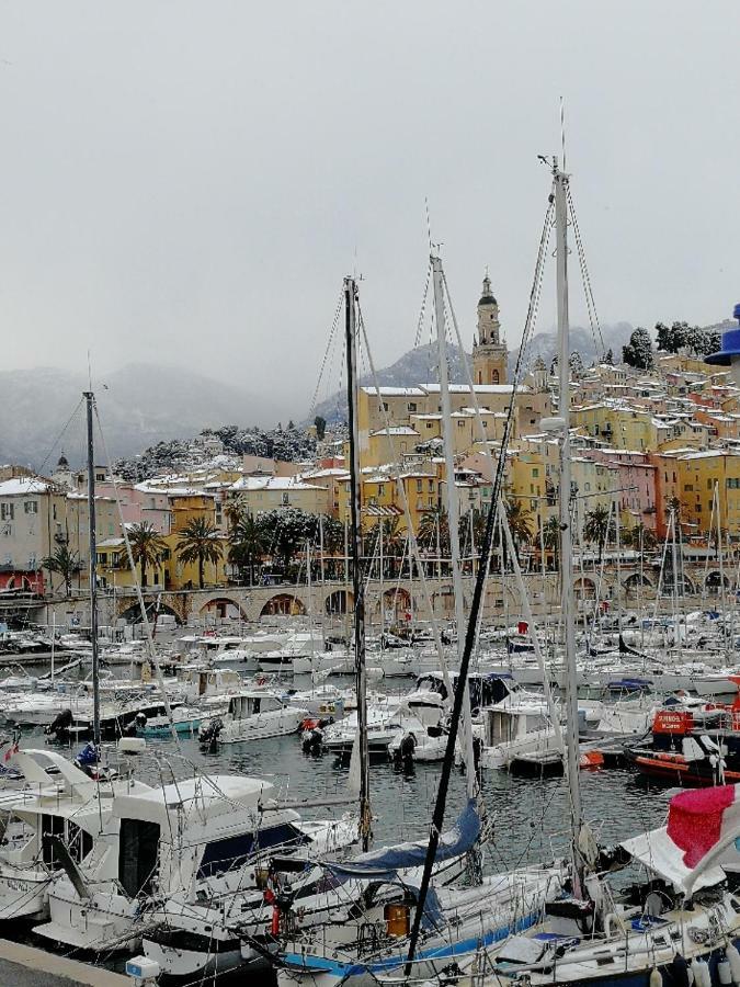 Menton 2 Pieces Climatise A Cote De La Plage Rue Palmaro Exterior foto